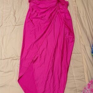 Vibrant Pink Swim Sarong